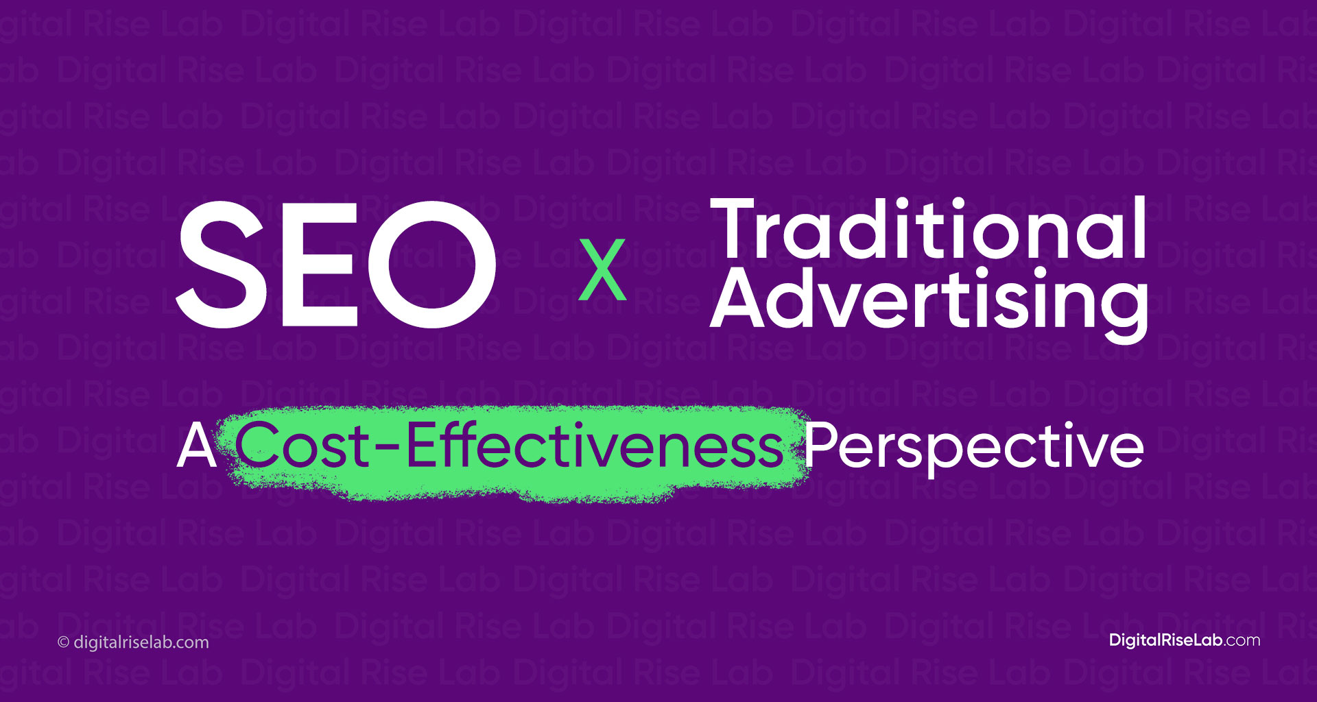 Comparing SEO and traditional advertising from a cost-effectiveness perspective, highlighting the advantages of SEO for long-term business growth