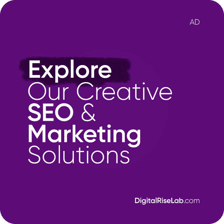 Explore creative SEO and marketing solutions by Digital Rise Lab, designed to enhance your online presence and drive results